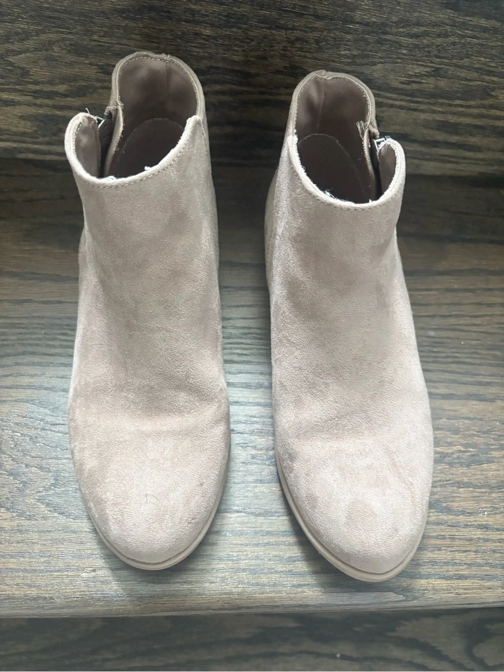 Sonoma Kids Suede Ankle Boots in Light Taupe